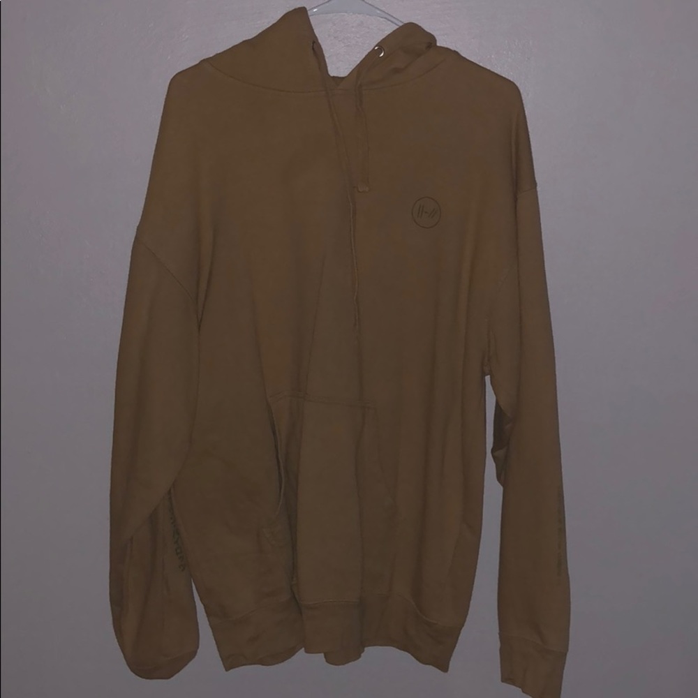 brown twenty one pilots hoodie